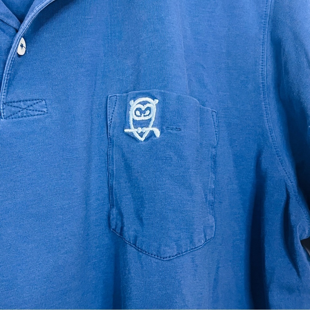 B. Draddy Navy Pima Performance Golf Polo L - Picture 3 of 7